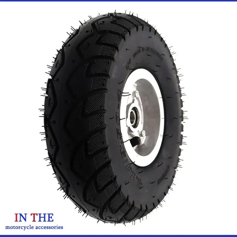 High quality 4.10/3.50-4 inflatable tire inner tube outer tire suitable For skateboarders pushing carts wheels