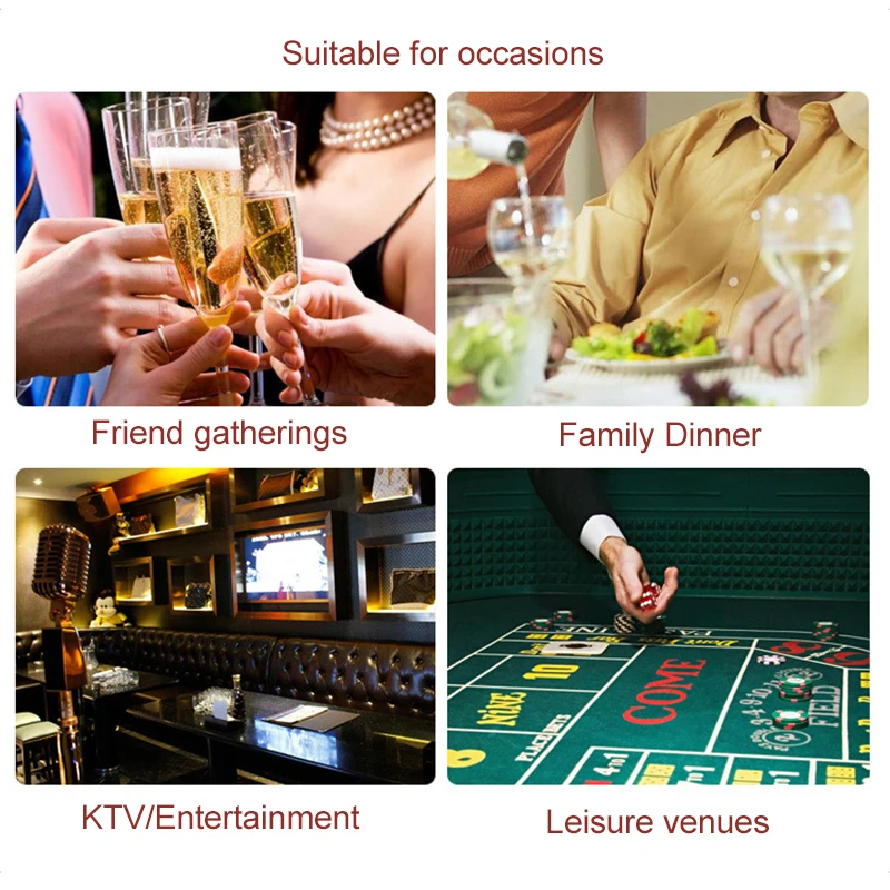 20 قطعة 10 مللي متر/12 مللي متر النرد الأبيض مع النقاط الحمراء والزرقاء قضبان النرد المستديرة لعبة البوكر ألعاب الطاولة ملحقات ألعاب سطح المكتب TMZ