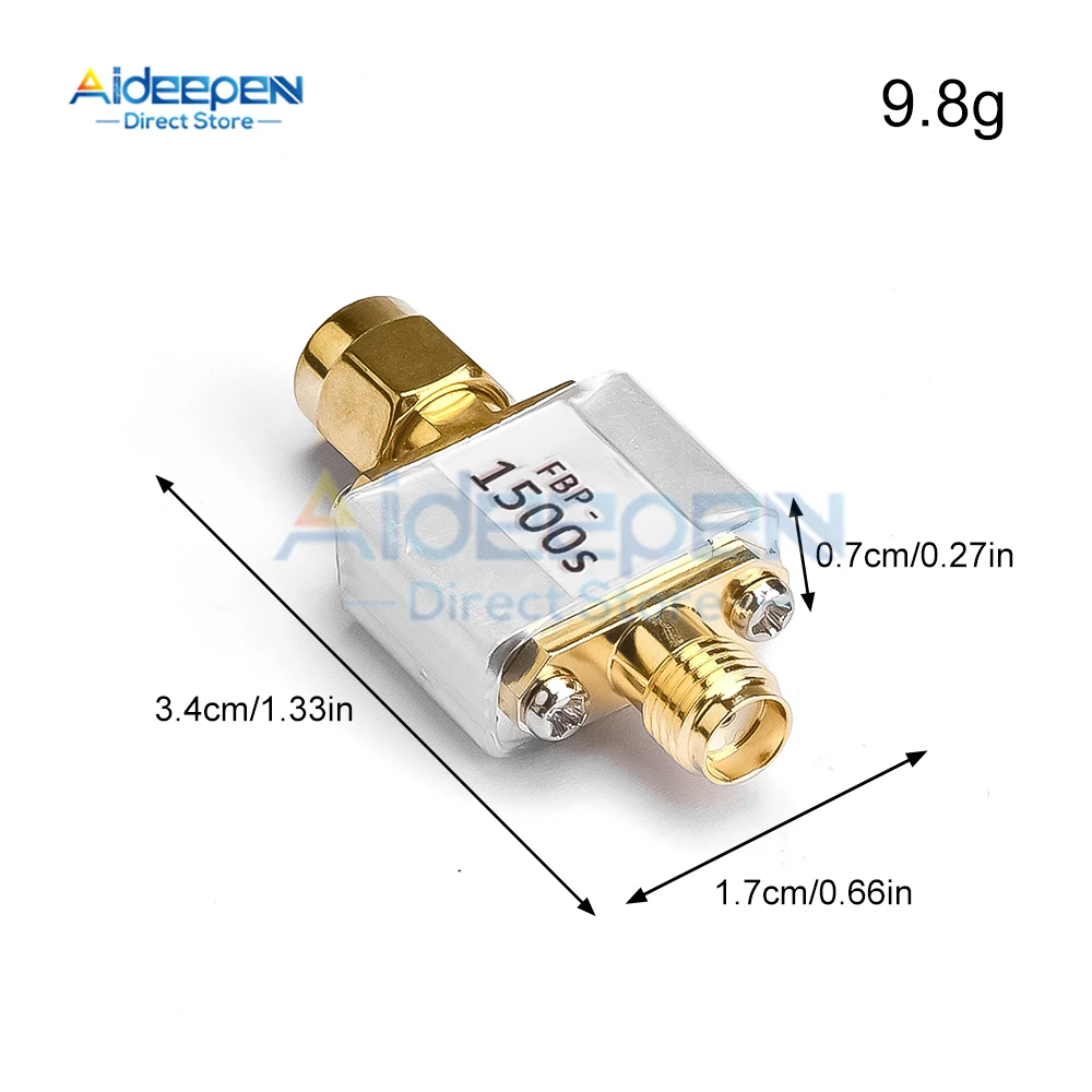 FBP-2400 2.4g 2440mhz 403mhz 868mhz 1500mhz 2350mhz bandpass filtro wifi bluetooth zigbee anti-jamming finalidade especial