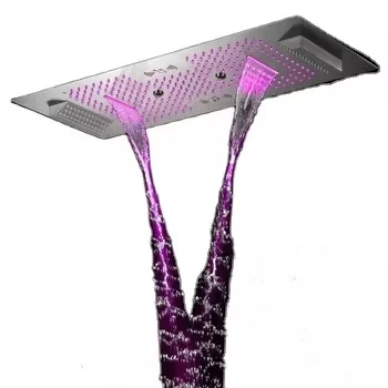 

400*900 мм водопад душ ванная комната потолок светодиодный термостат насадка для душа для отеля