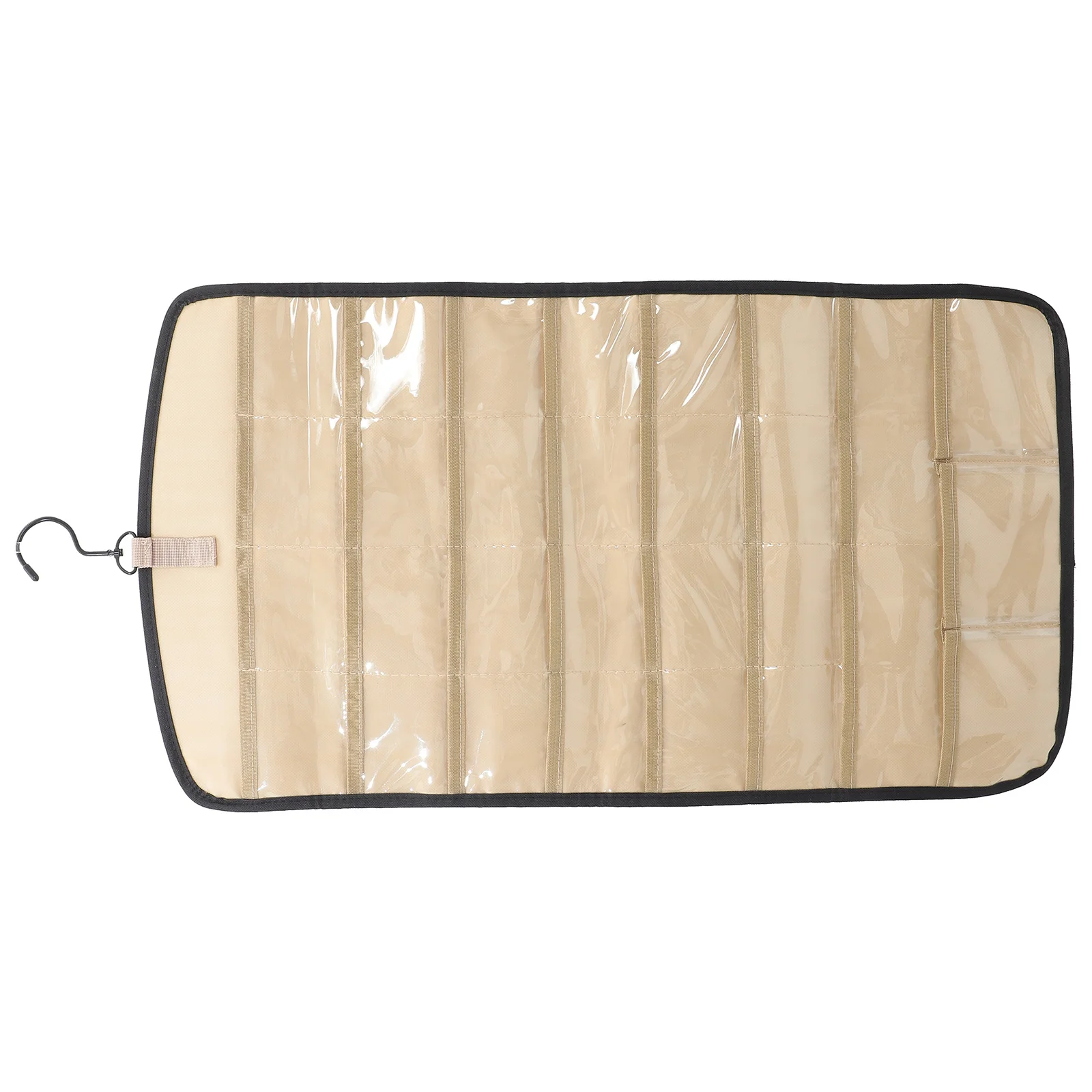 

Подвесной органайзер для ювелирных изделий большой емкости, двухсторонняя сумка для хранения, держатель для ожерелья, серег, колец, настенный дисплей