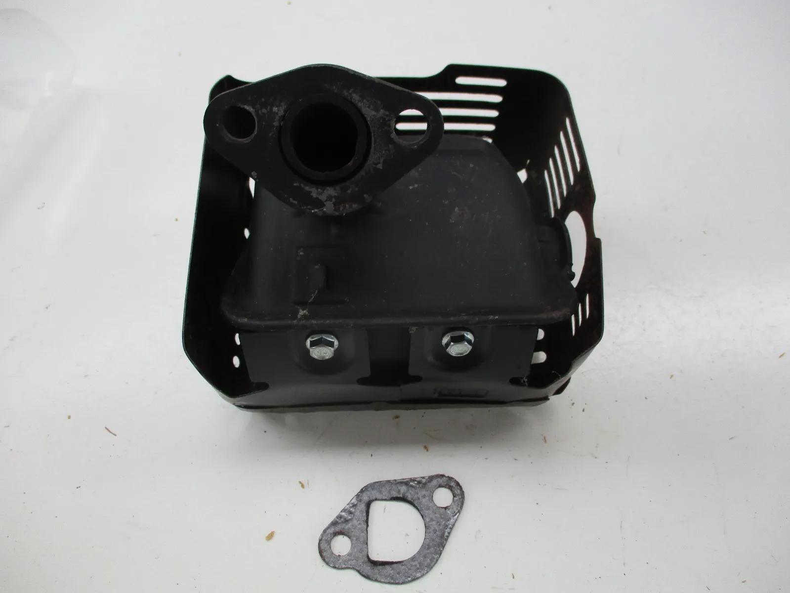 Exhaust Muffler Package with Gasket and Spark Part for For HONDA For GX160 and For GX200 Suction Pump Compatibility
