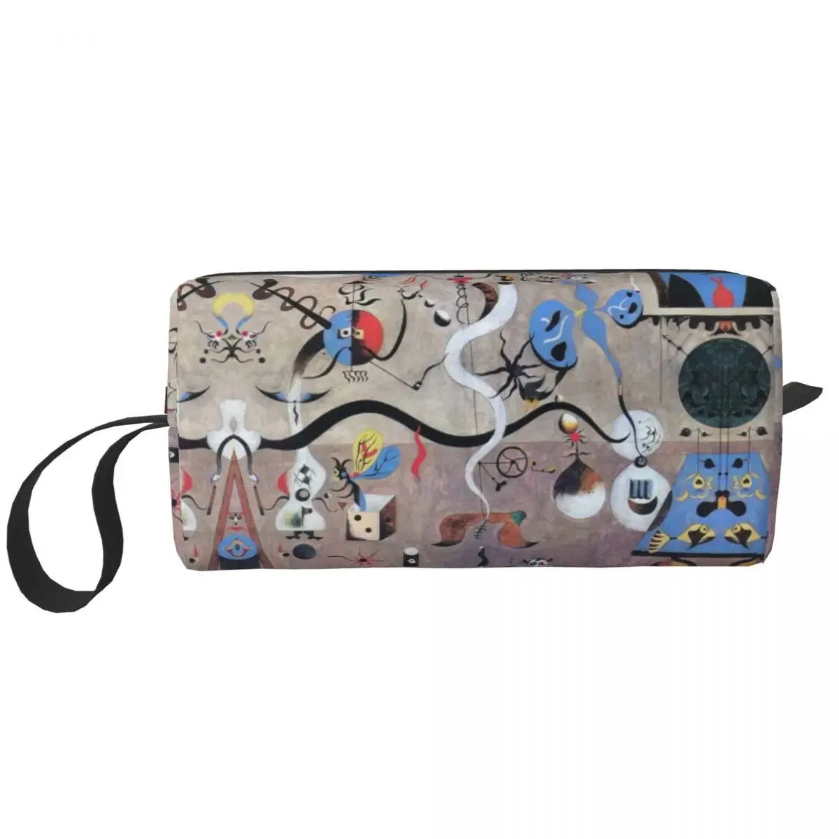 Joan Miro Abstract Art Makeup Bag for Women Travel Cosmetic Organizer Fashion Surrealism Storage Toiletry Bags