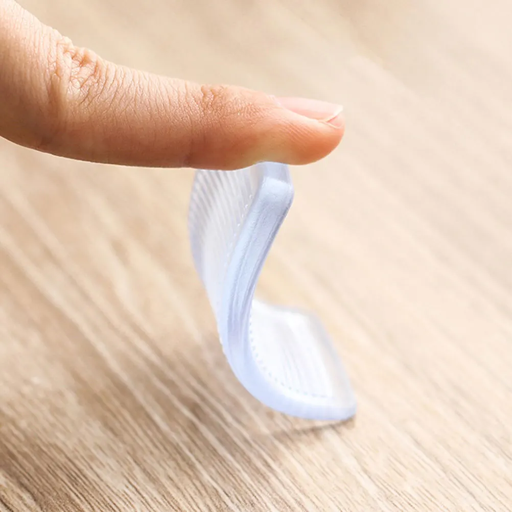 

8Pcs Furniture Shims Clear PVC Anti Slip Base Sloping Design Furniture Levelers Stopper for Tables Sofas Bookcases Household Use
