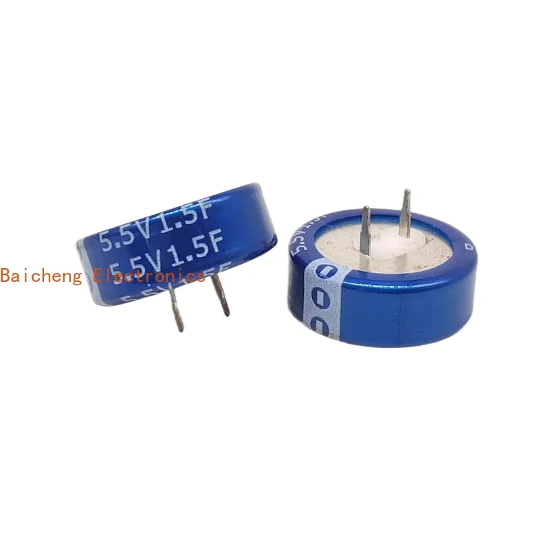 10PCS 5.5V1.5F C-type V-type Capacitor SE-5R5-D155VY