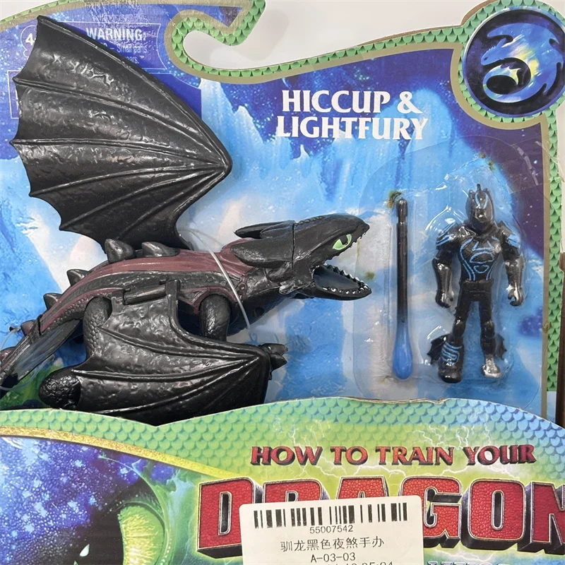 Disney Cartoon Toothless Light Fury Anime Action Figure Desktop Model Ornaments Dragon Children Birthday Christmas Prersents Toy