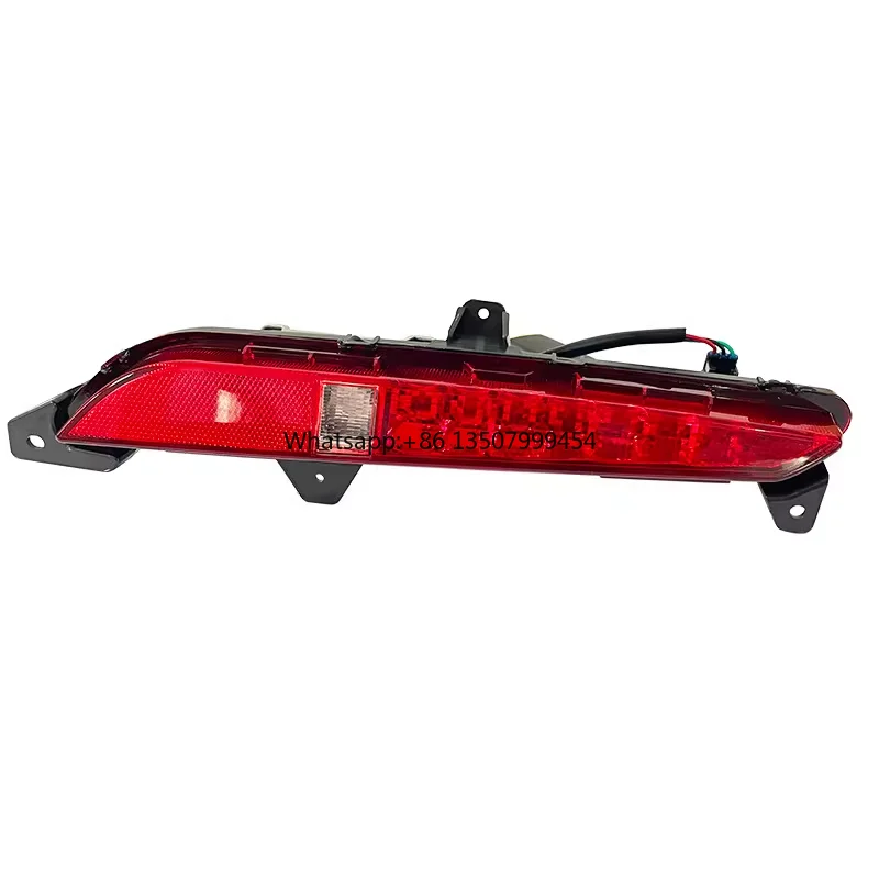 

New V Rear Bumper Warning Light Direct Fit High Brightness Red Lens 24V 6000 Lumens Durable Replacement Component