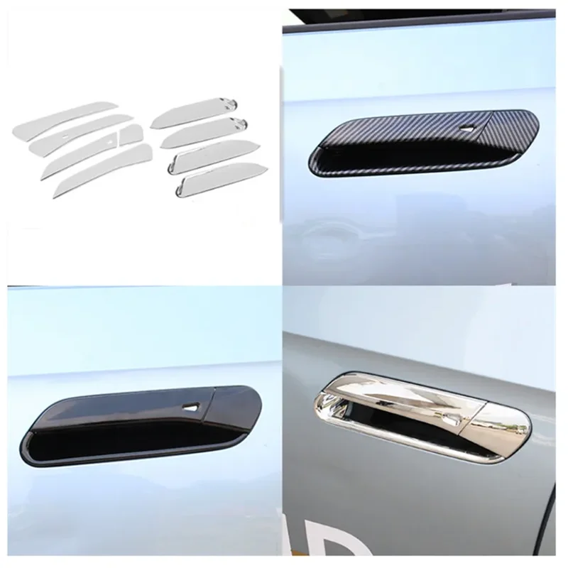 ل VW Volkswagen ID.4 ID.6 ID4 ID6 2021 2022 2023 اكسسوارات السيارات الخارجية مقبض باب السيارة الصيد غطاء تغليف الحماية #2