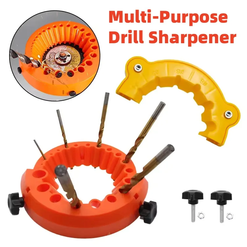 

Multi-Purpose Drill Sharpener Polishing & Grinding Tools Angle Grinder Tool Parts Portable Quick Grinding for 1-13mm Drill Bits