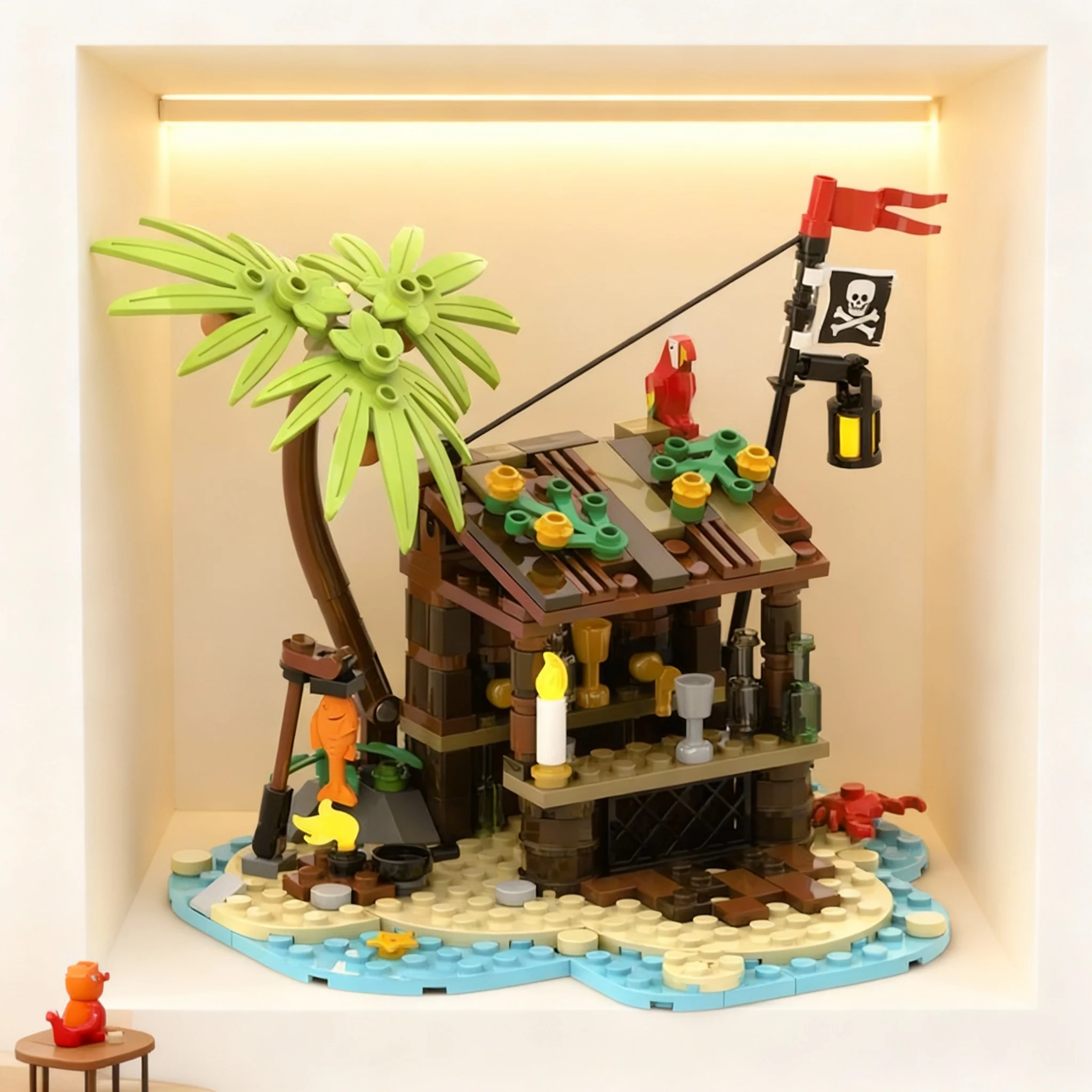 

Набор для сборки модели пиратского барка (197 деталей) – развивающий конструктор для детей, идеальный подарок на Рождество, креативная игрушка для творчества