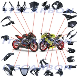 Motorcycle Accessories For Aprilia RS 660 RS660 2020 2021 2022 2023 Full Carbon Fiber Retrofit Parts Fairing Fenders Cover Kits