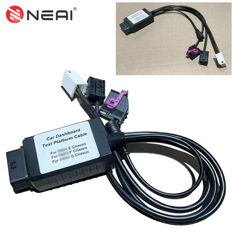 

Тестовый кабель приборной панели 12 В 14 В для BMW E F G Chassis Series Cluster Тестовый кабель приборной панели Инструмент для ремонта платформы