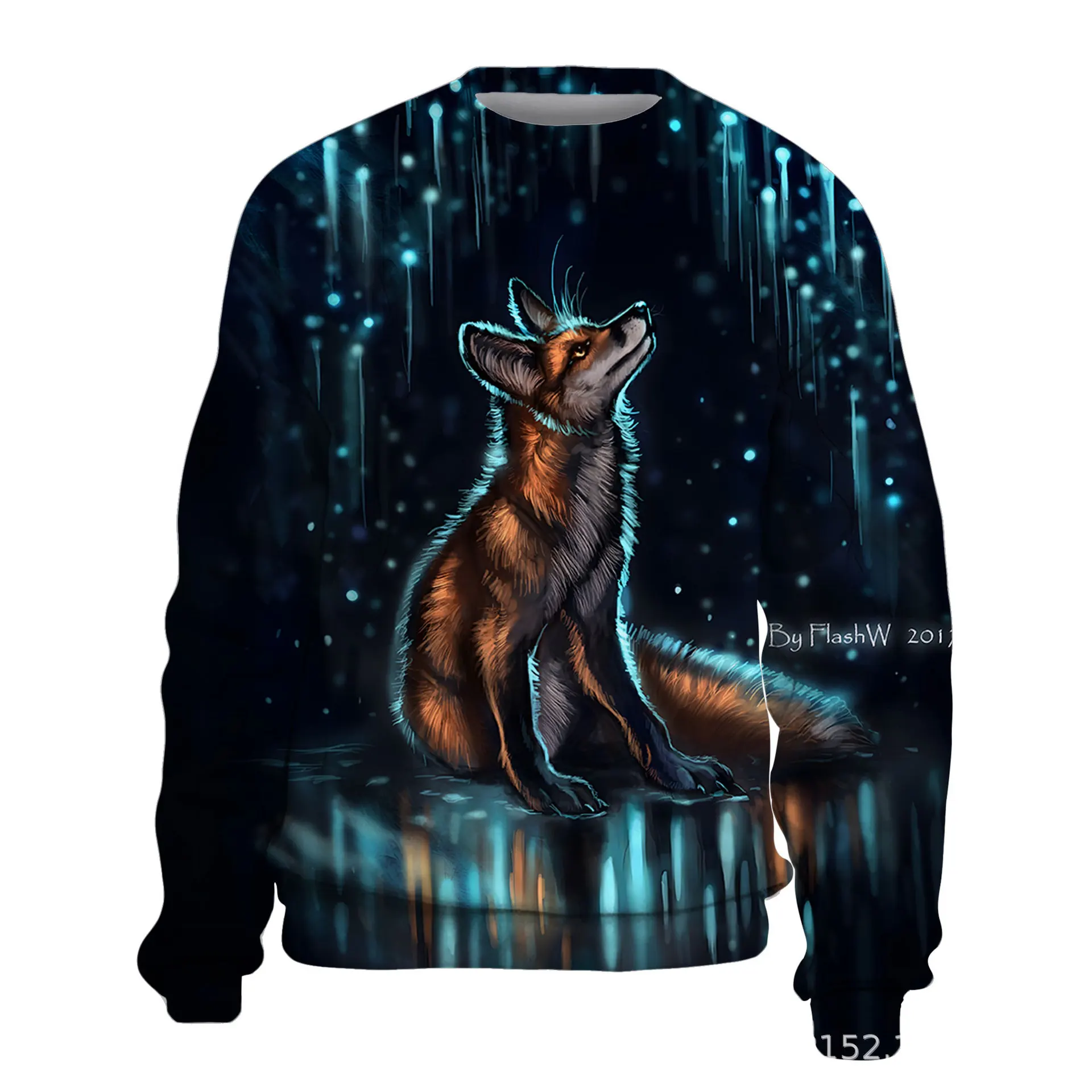 Men's Animal Series 3D Printing T-Shirt Women Casual Long Sleeve Luxury T Shirts Sweatshirt Oversized Harajuku Man Tees Tops