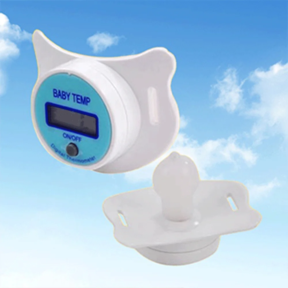 Baby Photography Accessories Pacifier Oral Thermometer Baby Pacifier Temperature Viewer Accurate Digital Temperature Measurement