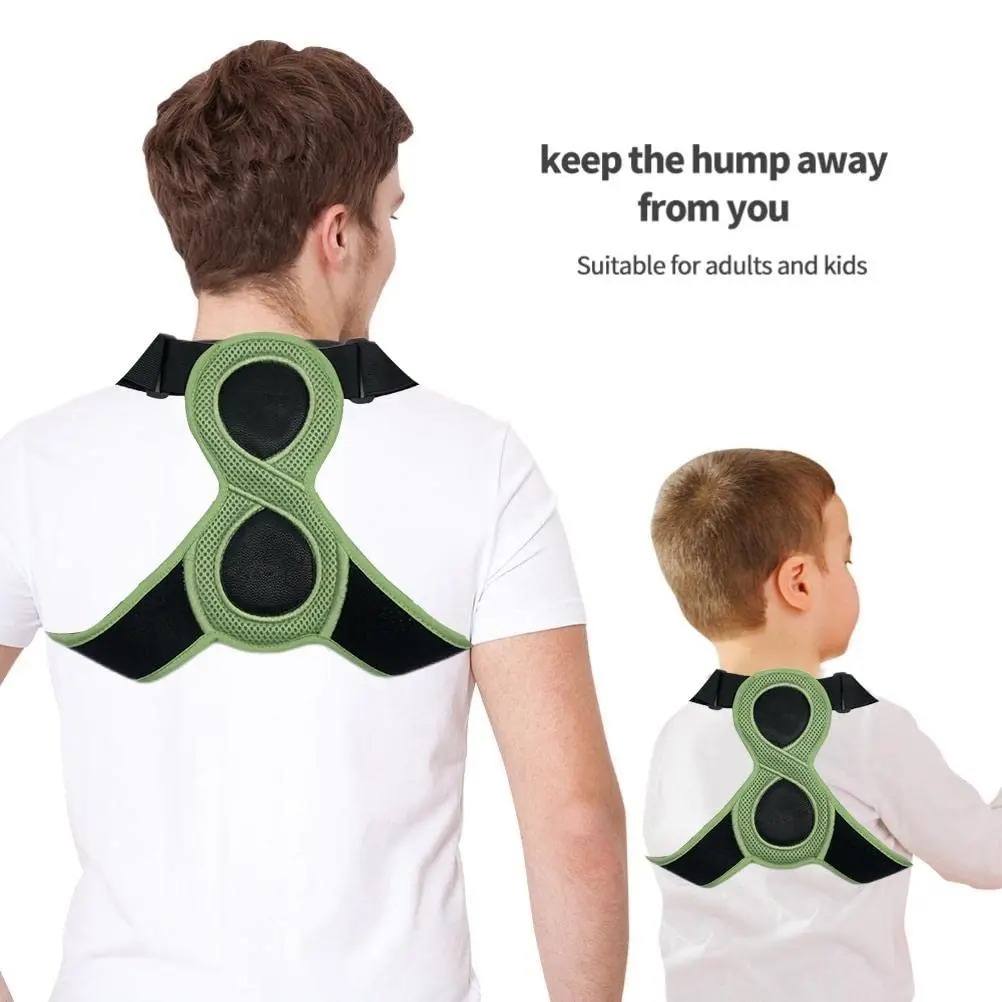 8 Shaped Posture Corrector Adjustable Upper Back Brace Support For Neck Back Shoulder Spine Posture Correct For Kids Adults