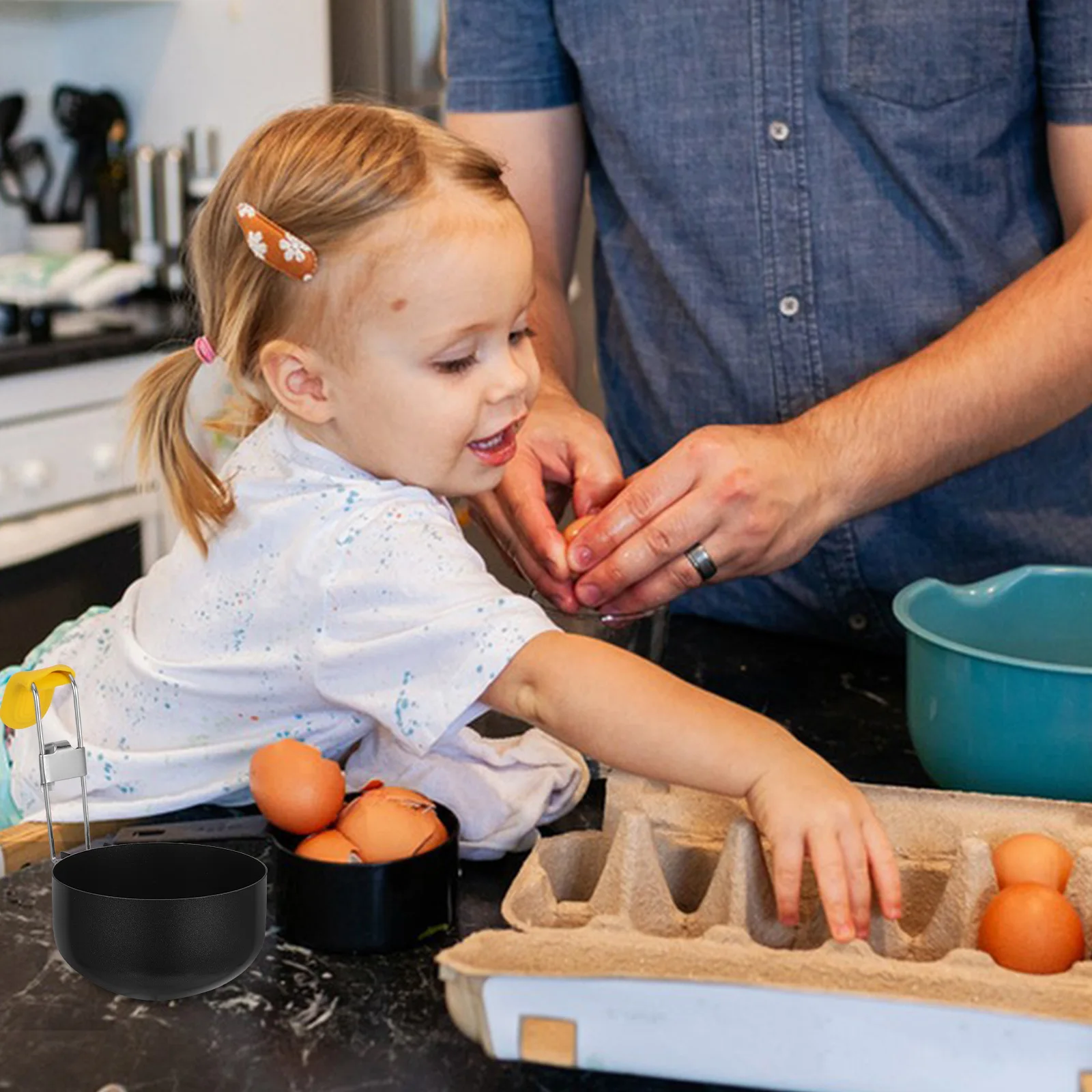 

2pcs Egg Poacher Stainless Steel Steamer Cup For Quick Poached Eggs Vegetables Meat Cooking Breakfast Kitchen Tool Set