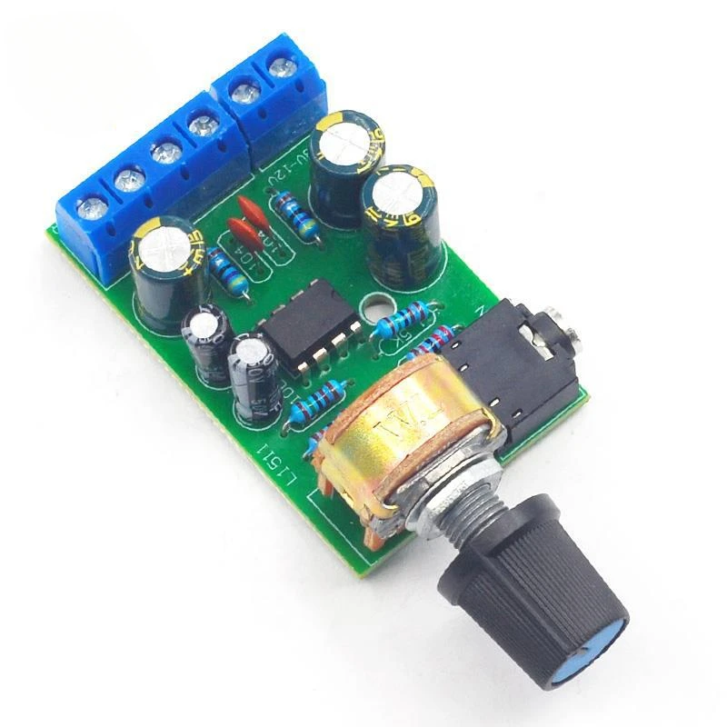 TDA2822MAmplifier Board 2.0 สเตอริโอเครื่องขยายเสียงแบบพกพา Miniature วิทยุเครื่องขยายเสียง