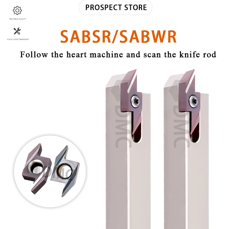 

SABSR1010JX40F/SABSL2020JX40F Numerical Control Lathe Rear Sweeping Blade Holder ABS15R4005/ABS15R4015 CNC Lathe Cutting Insert