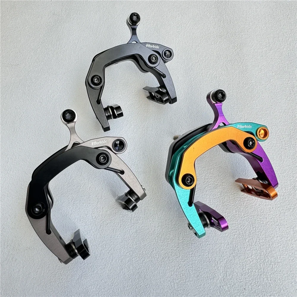 Thx4ride Folding Bike Brake Bicycle Brake V-Brake Caliper For Brompton Use Only 100g Ultra Light weight