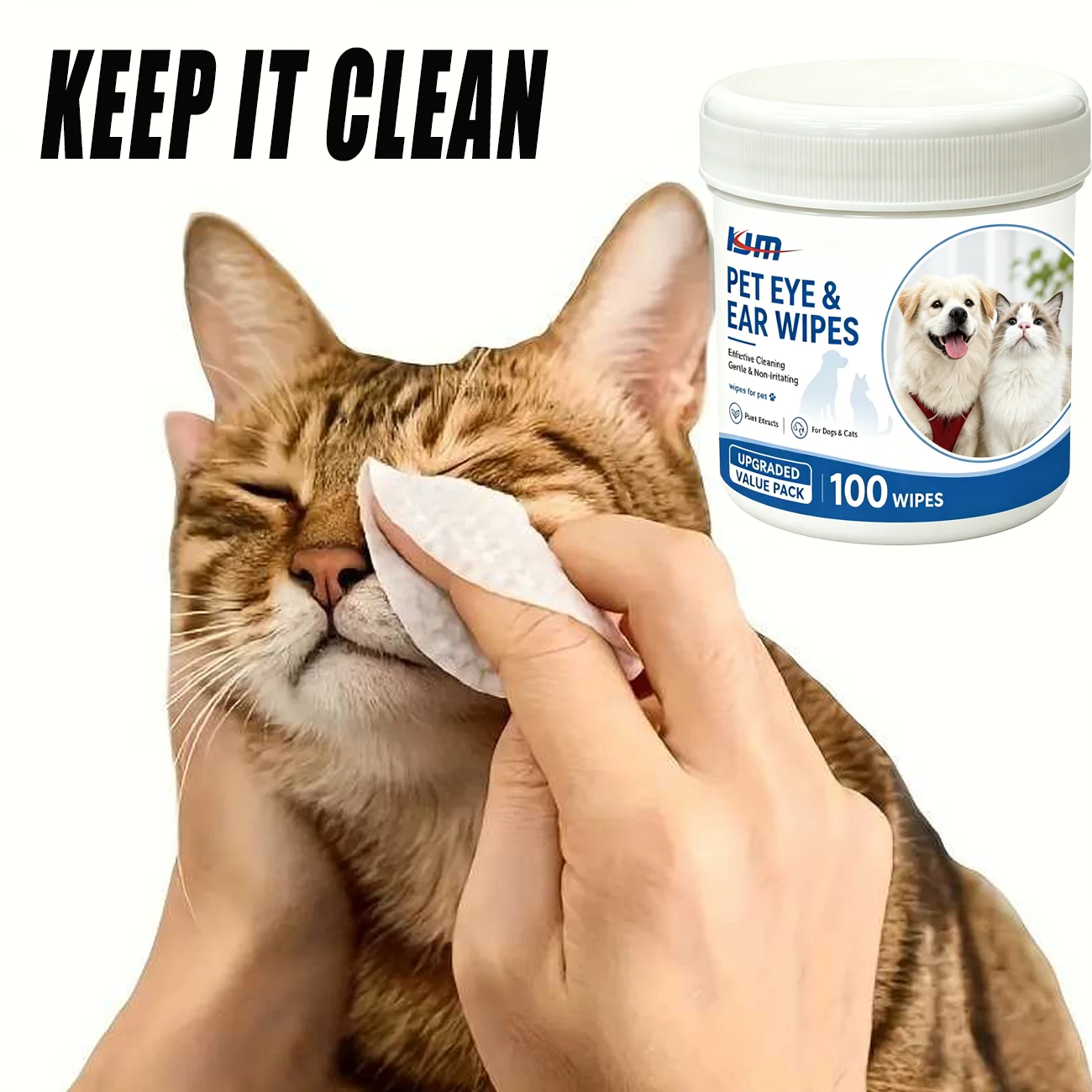 KJM 100 szt. Chusteczki do ocz – Pet Ear Cleaner recenzja i cena