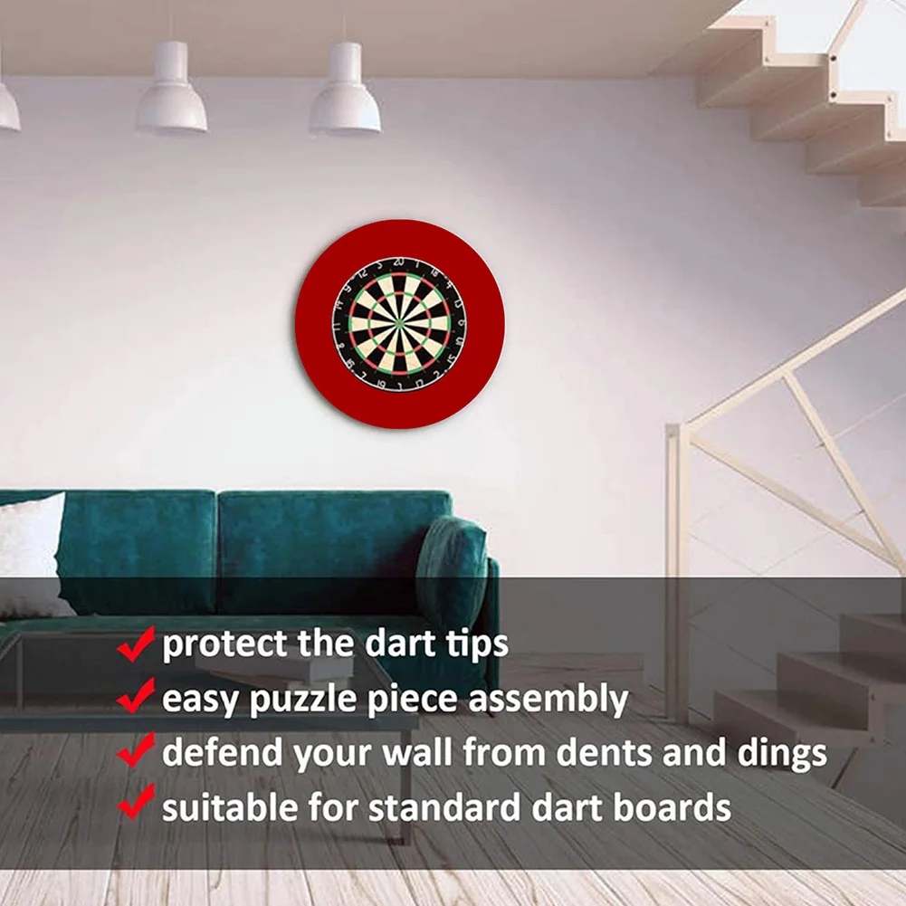 

Dartboard Wall Protector Universal Dart Board Surround Ring Splicing Dartboard Protection Board for Dartboard Wall Protection