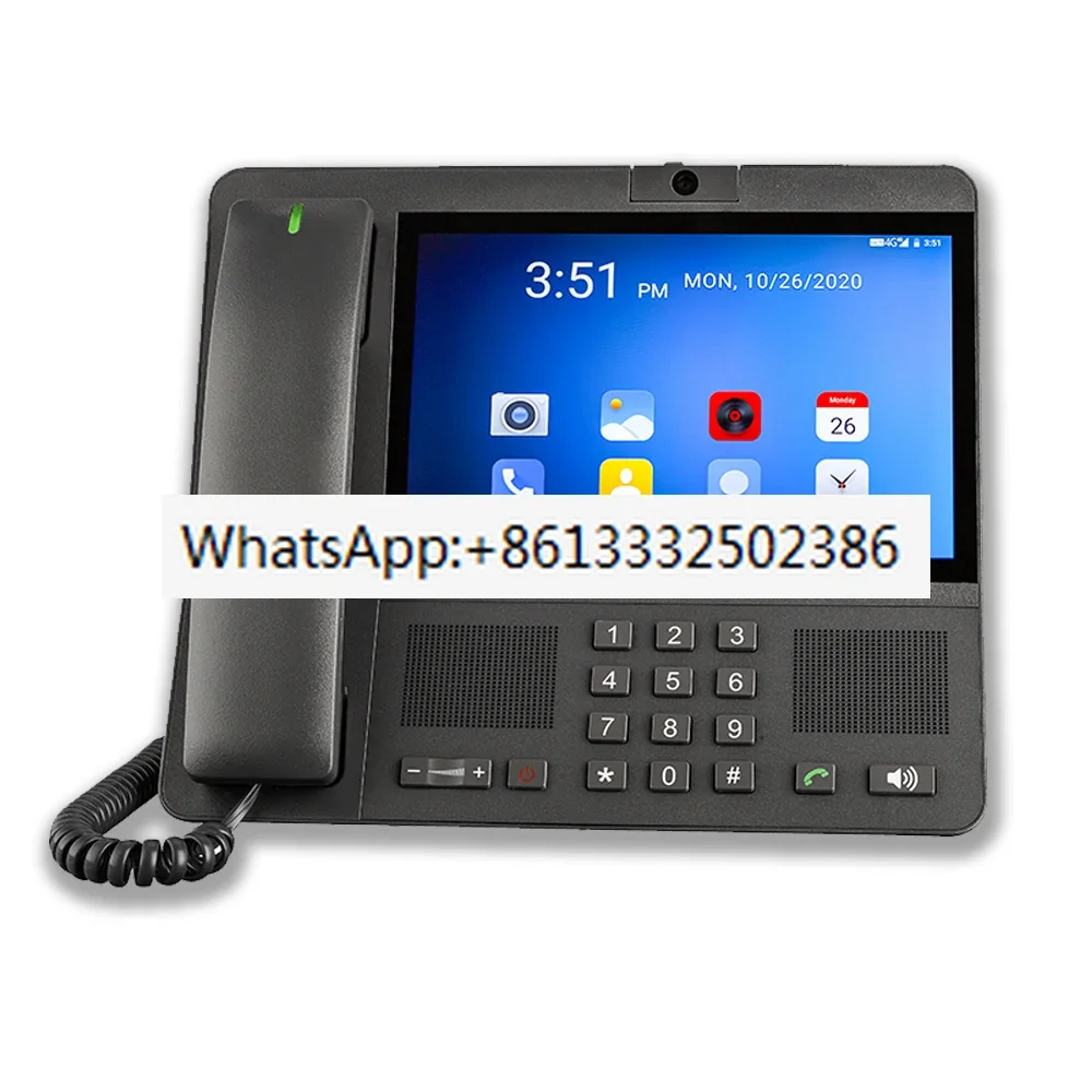 4G Fixed Wireless Desktop Phone Smart Android Desk Video Telephone for    Telephone Restaurant Reservation