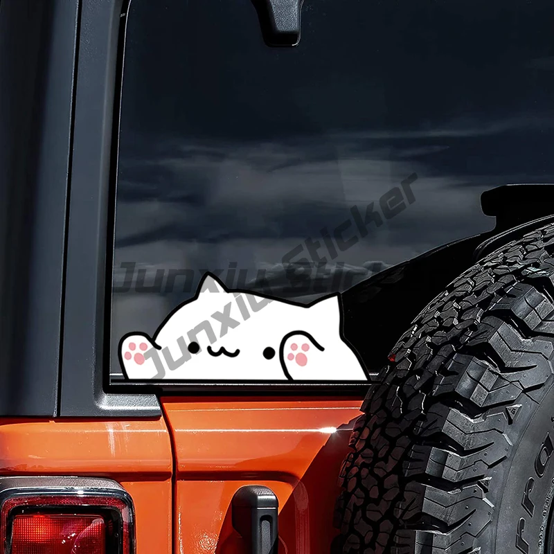

Bongo Cat Sticker Decal Bumper Sticker for Car Window Bumper Wall Car Truck Van SUV Window Wall Car Accessories