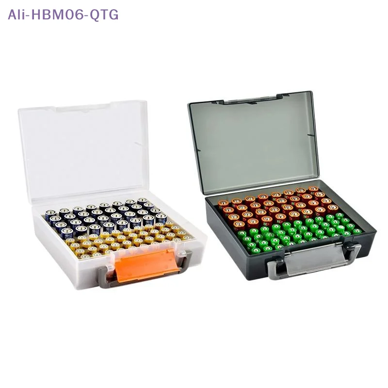 Image of Batterie-Aufbewahrungsbox für 72 AA AAA Batterien Batteriebox Garage-Container Schubladenorganizer Spender Halter
