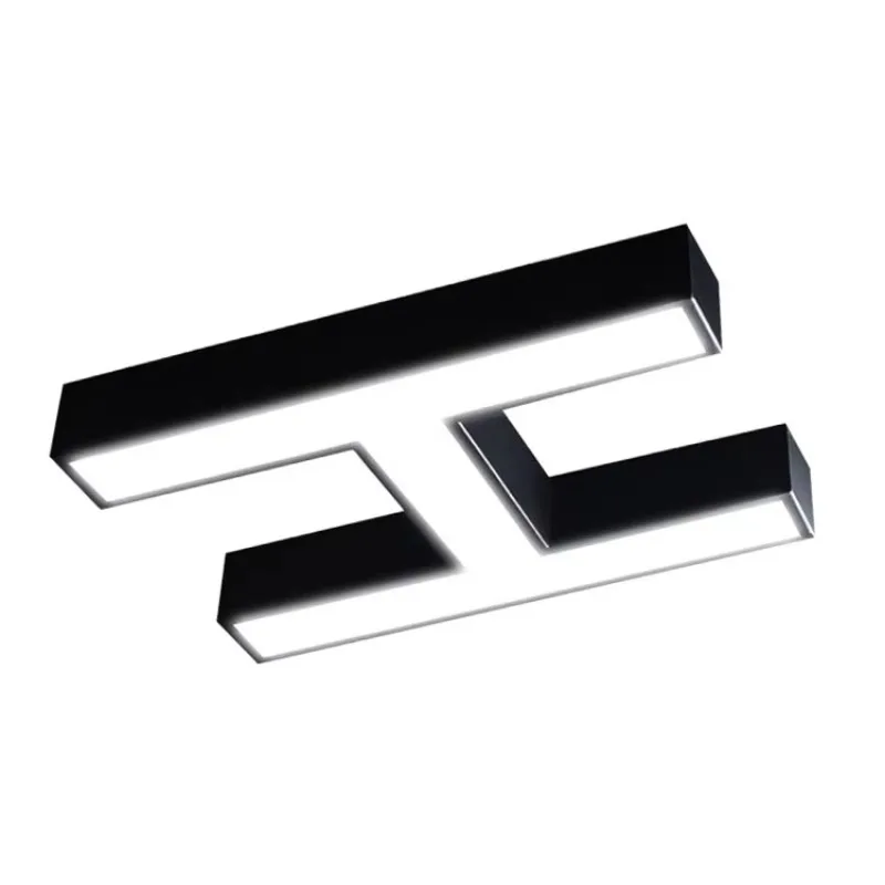 Alphabet Chandelier Office Acrylic Hanging Lamp  Ceiling Letters Led Signage Pendant Light