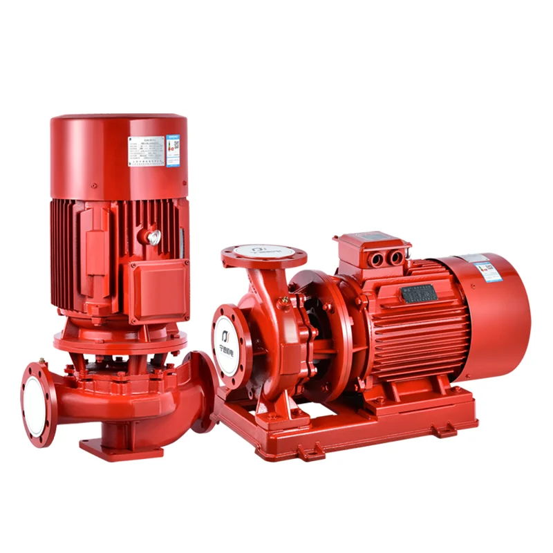 High Efficiency Electric Fire Fighting Pump, Professional Firefighting Pump System