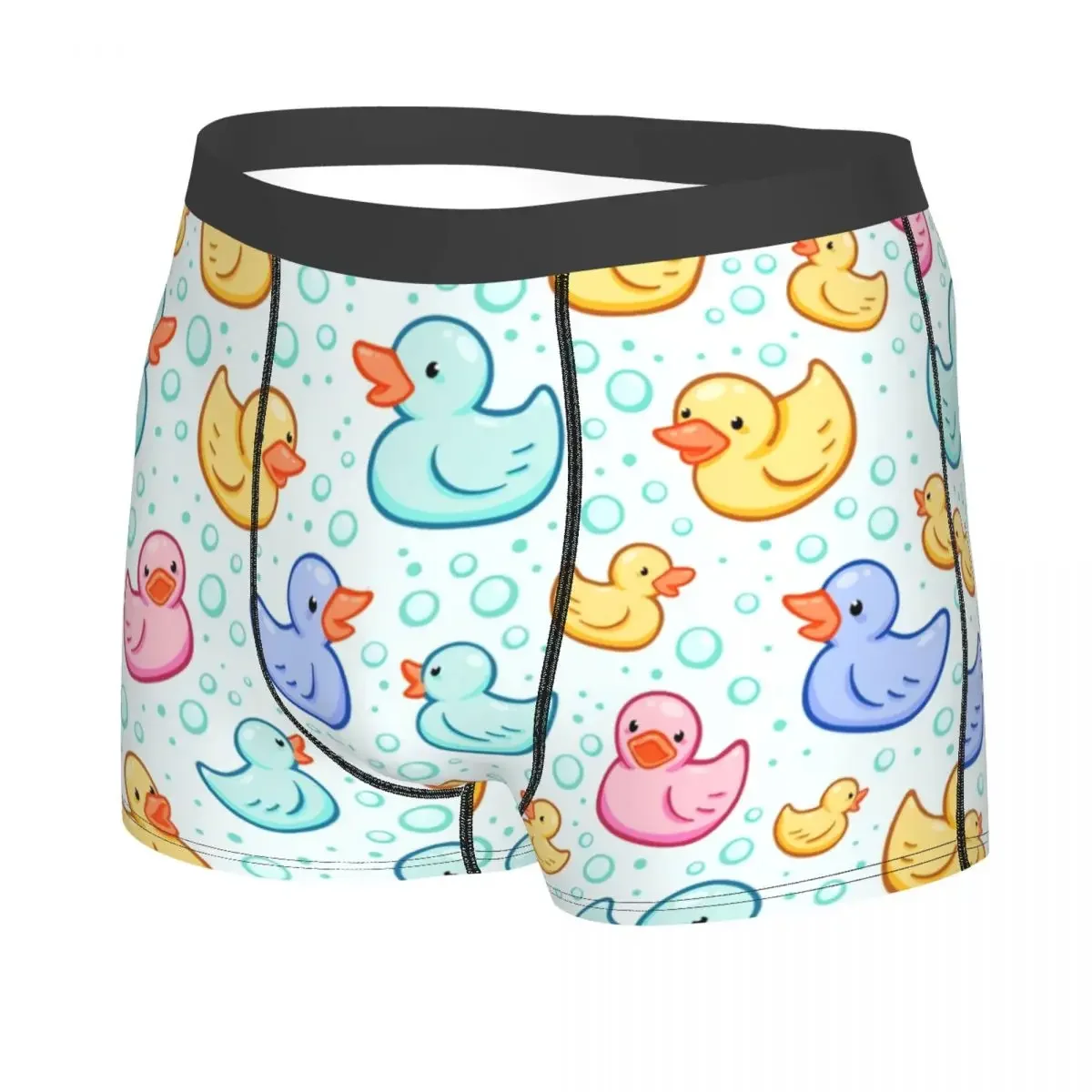 Rubber Ducks Underwear Male Sexy Print Custom Boxer Briefs Shorts Panties Soft Underpants