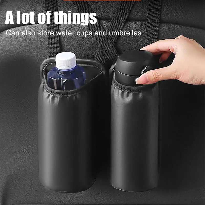 Fire Extinguisher Holder Multifunctional Strong Fire Extinguisher Bag Mount Holder Water Cup Storage For Car Seat