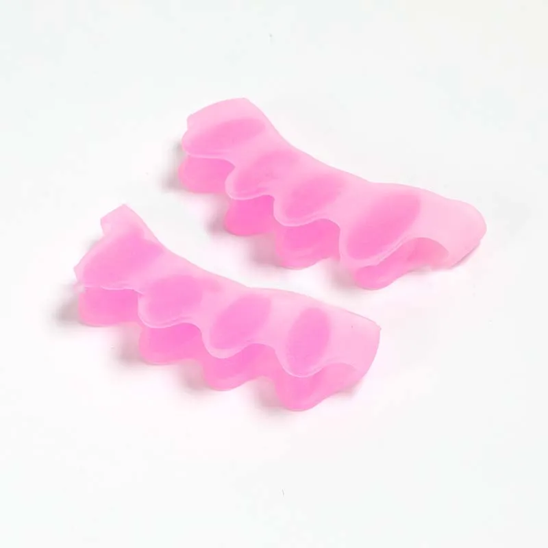 2pcs New Protective Toes Separator Suitable Bunion Corrector Material Soft Gel Straightener Spacers Stretchers Care Tool