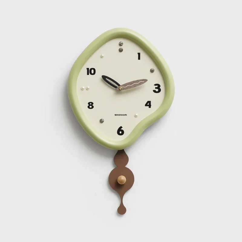 Aesthetic Unique Clock Advanced Sense New Creative Simple Wall Battery Decor Design Parts Minimalist Wanduhren Pendulum Clock