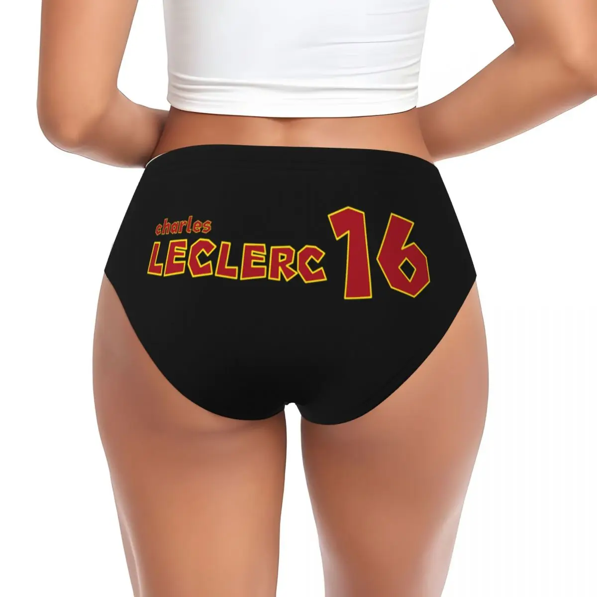 Custom Charles Leclerc 16 Brief Panties Womens Comfort Underwear