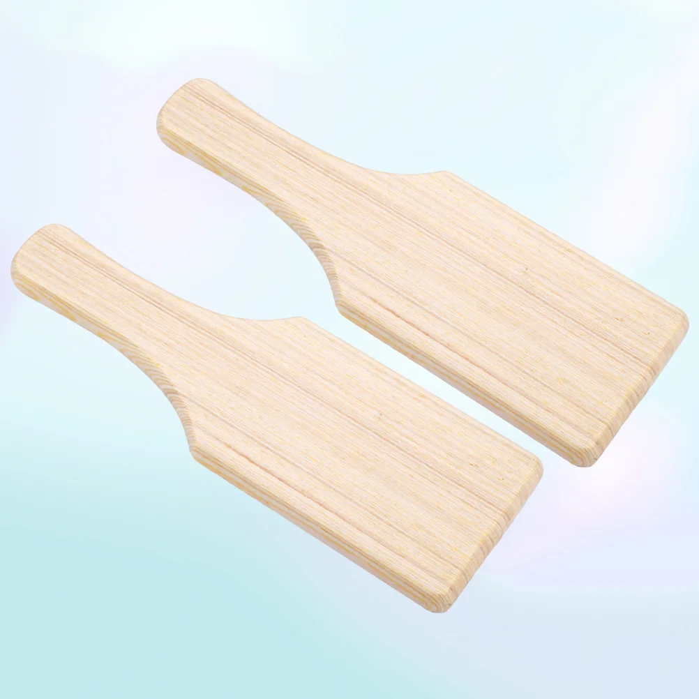 

2 PCS Make Decision Wooden Clapper Clay Sculpture Tools Tower Masonry Pottery Modelling Modeling Board