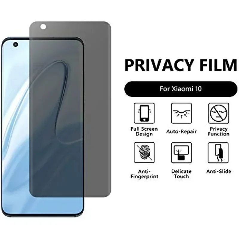 2 confezioni proteggi schermo in vetro temperato Anti spia per Xiaomi 14 13T Pro 12 Pro vetro protettivo per Xiaomi Poco F5 GLass Film
