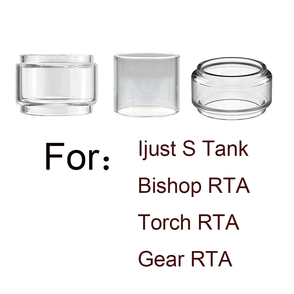 

Replacement Bulb Glass Tube for Bishop Iijust S Torch RTA OFRF Gear 24mm Tank Glass