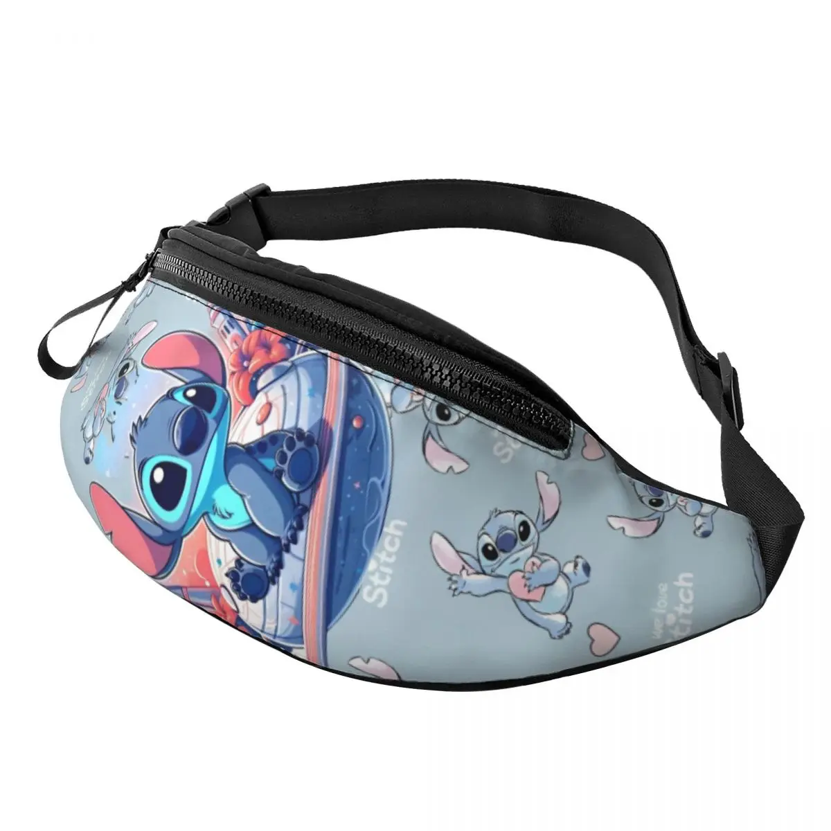 

Сумки-слинг We Love Stitch, нагрудный рюкзак через плечо, спортивные рюкзаки на открытом воздухе, милые сумки с принтом коалы из мультфильма