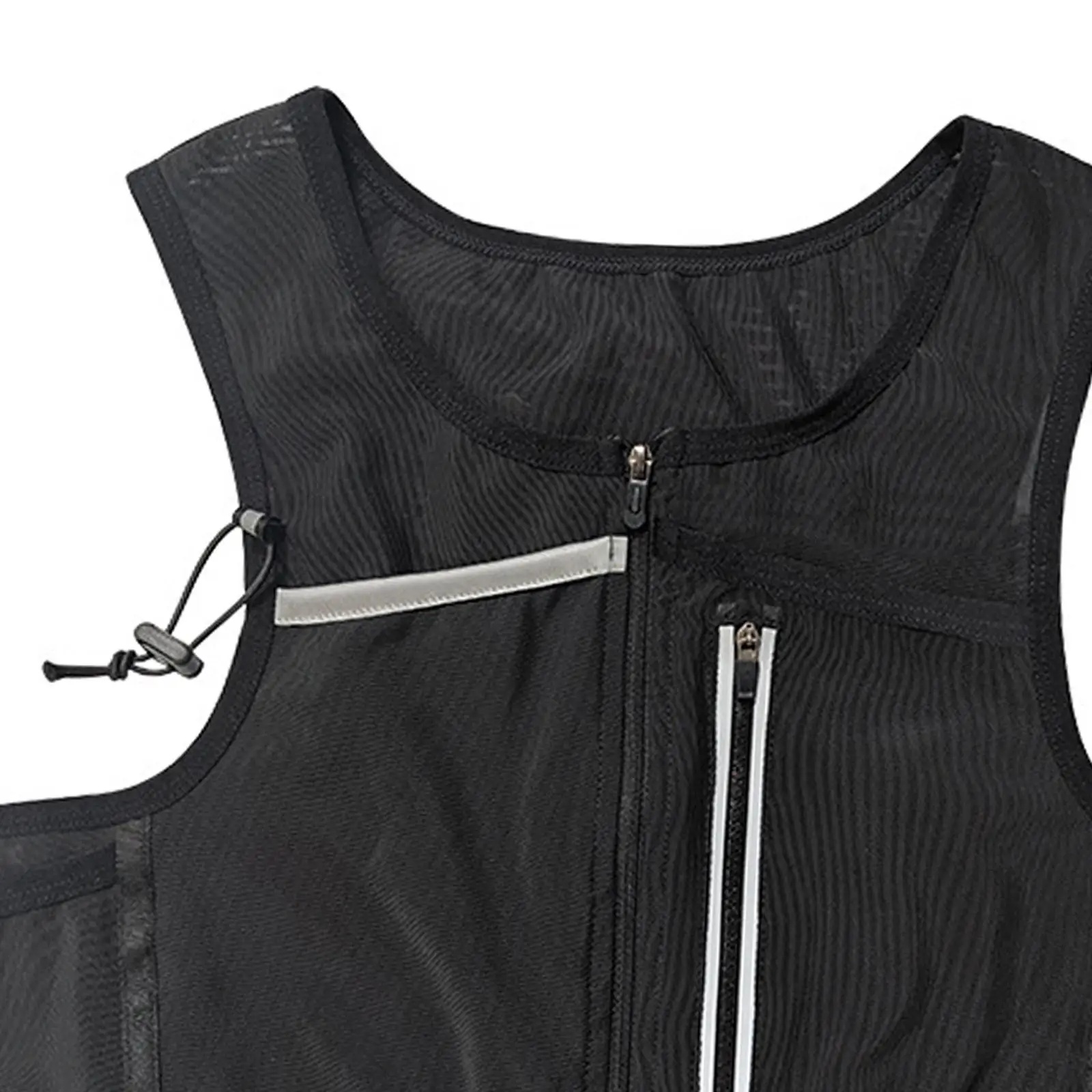 سترة الجري حقيبة الصدر عاكسة ليلة الجري مع جيب شبكي حقيبة رياضية للركض الرياضة الدراجات النارية تسلق المشي لمسافات طويلة