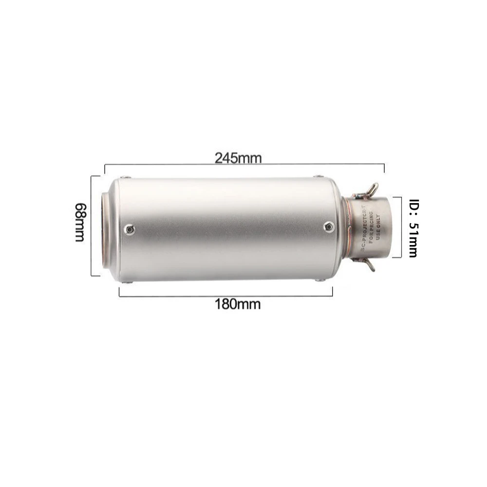 Für Yamaha MT09 FZ09 2014-2020 Motorrad Vorderrohr 51mm Schalldämpfer Auspuffrohre – Detail 3