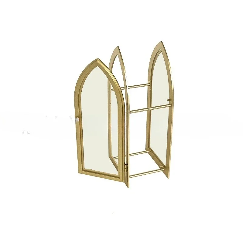 Foreign trade export stainless steel tombstone, wind lamp glass, boutique funeral cultural supplies