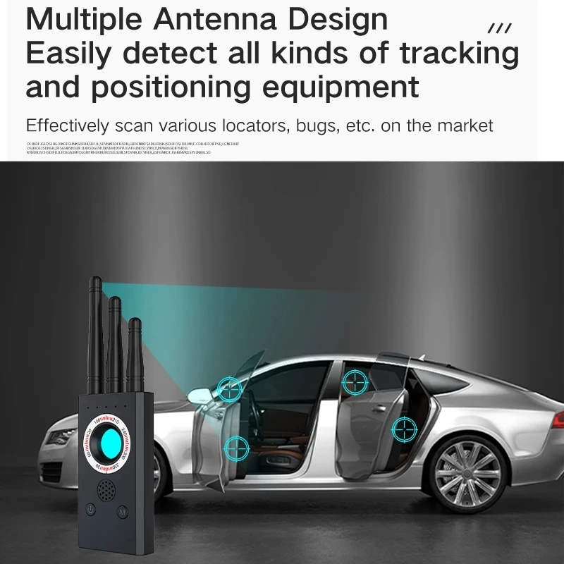 Hidden Camera Detector Anti Candid Cam Lens Privacy Protection Wireless RF Signal Scanner GPS Locator Spy Bug Garget Finder