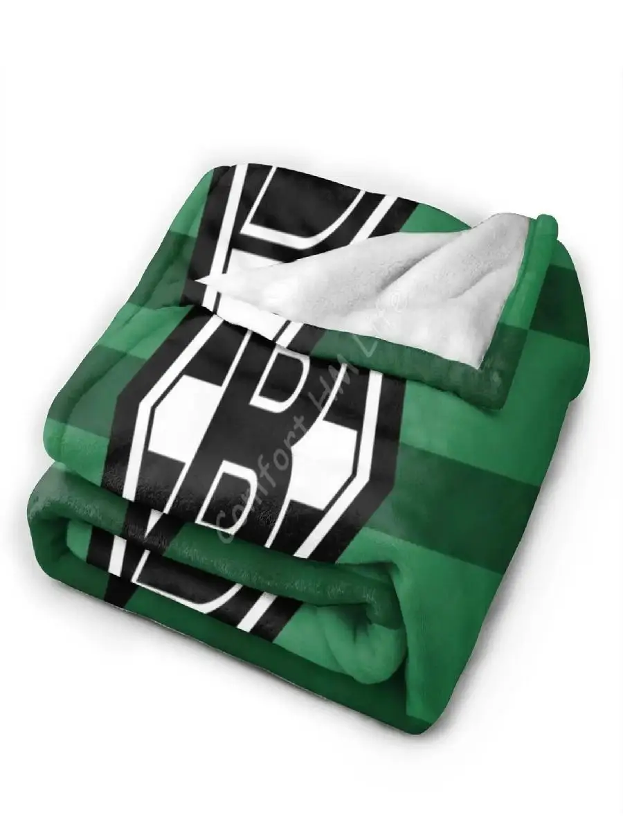 Borussia Monchengladbach Print Throw Blanket Soft Lightweight Warm Flannel Perfect for Home Bed Sofa Office Plush Quilt Bed Spre