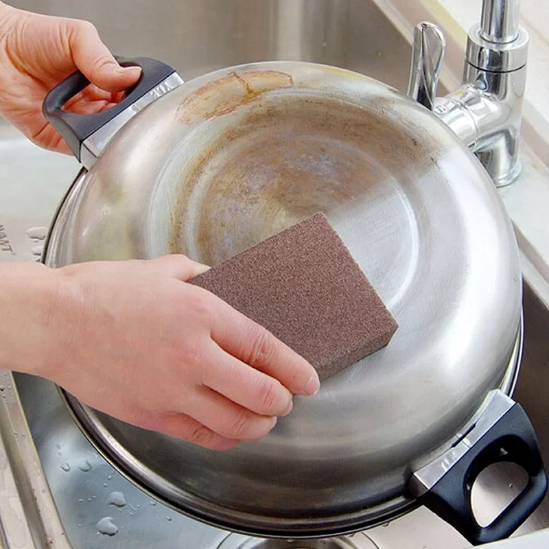 

10Pcs Magic Sponge Eraser Carborundum Removing Rust Cleaning Brush Descaling Clean Rub for Cooktop Pot Kitchen Sponge