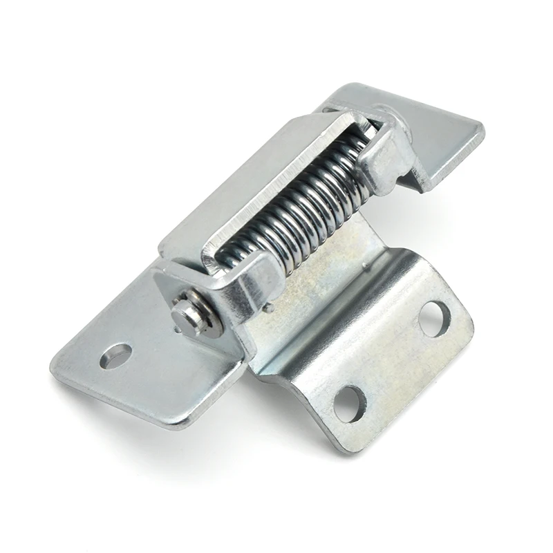 90 degree spring return hinge with 90 degree positioning automatic opening of distribution box cabinet door hinge