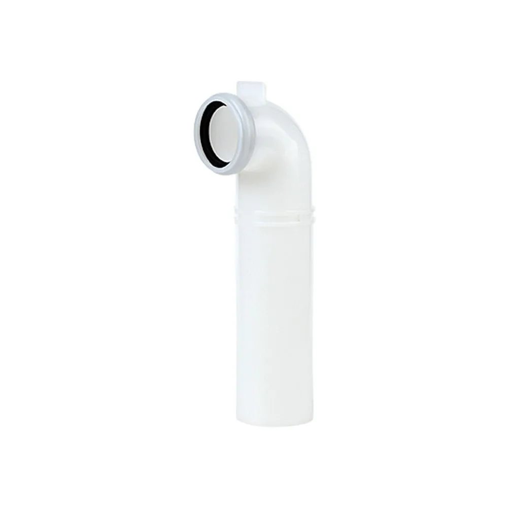 Wall Mounted HDPE Toilet Flushing Elbow with Concealed Design for Space Saving and Enhanced Water Conservation on
