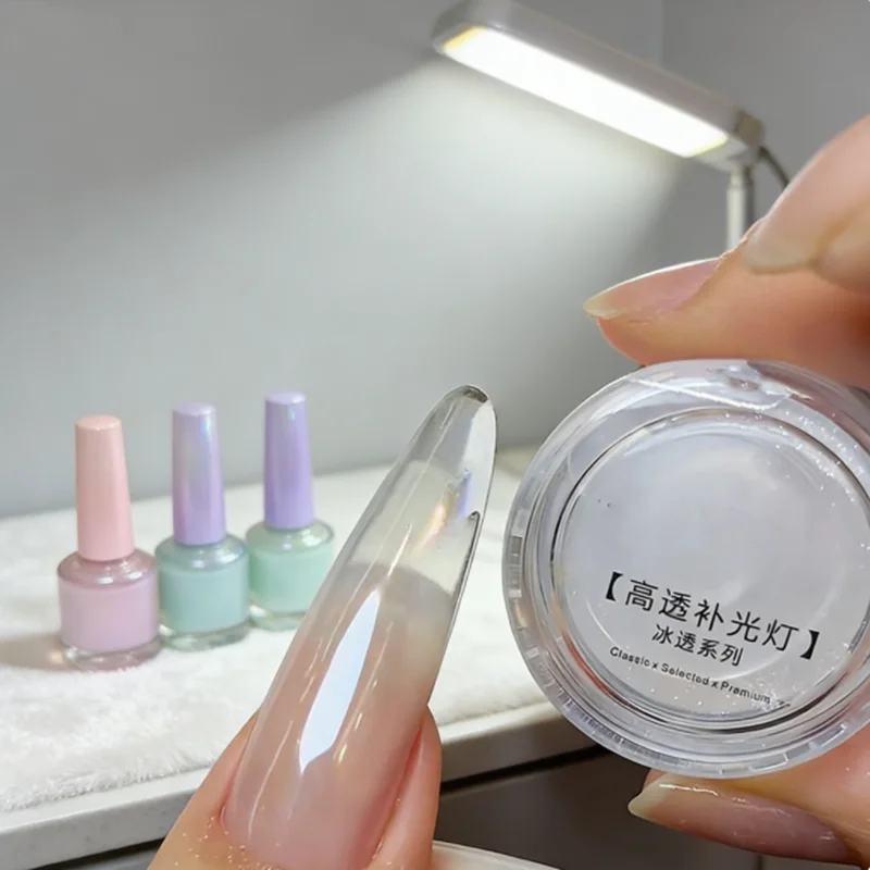 Must-Have for Salons,Mirror Professional Chrome Nail Pigment 1 Jar, Aurora Orange Glitter for Stunning Chrome Moonlight Nail Art