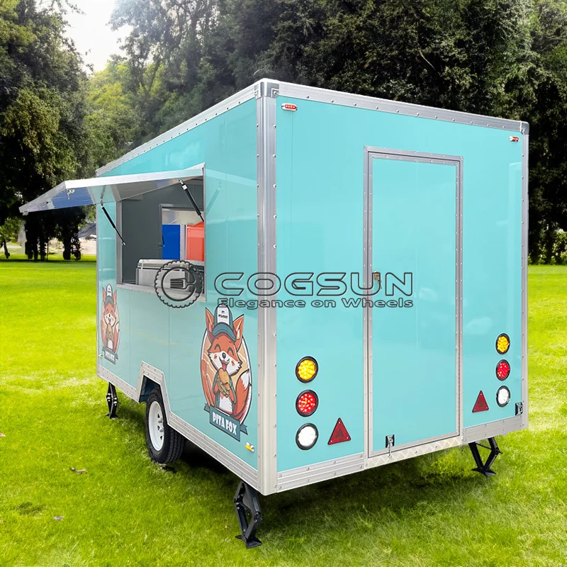 

Кофейный киоск-прицеп Cogsun с кофемашиной и генератором, готов к работе