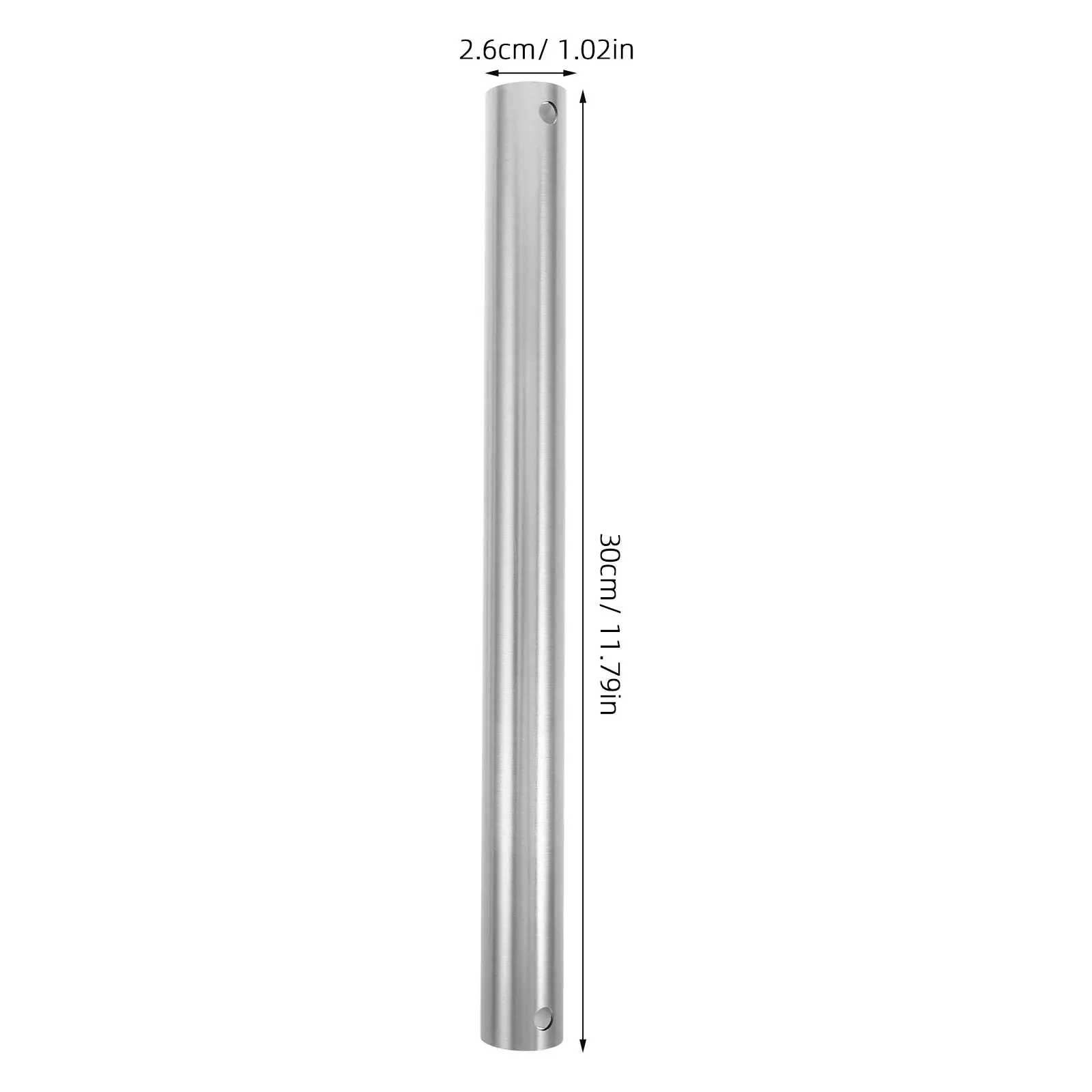 12 Inch Ceiling Fan Downrod Extension Metal Rod with Wire Stable Quiet Fan Support for High Or Sloped Ceilings Bedroom Living